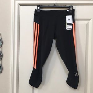 NWT Adidas Performance active ware w climalite fabric, reflective tech Sz  10/14